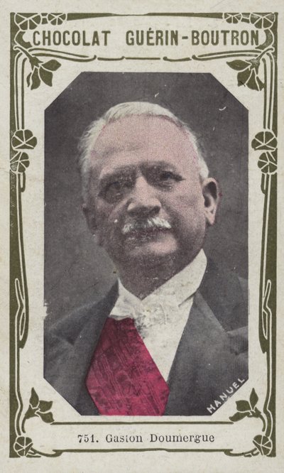 Gaston Doumergue (színes fotó) alkotó: French School
