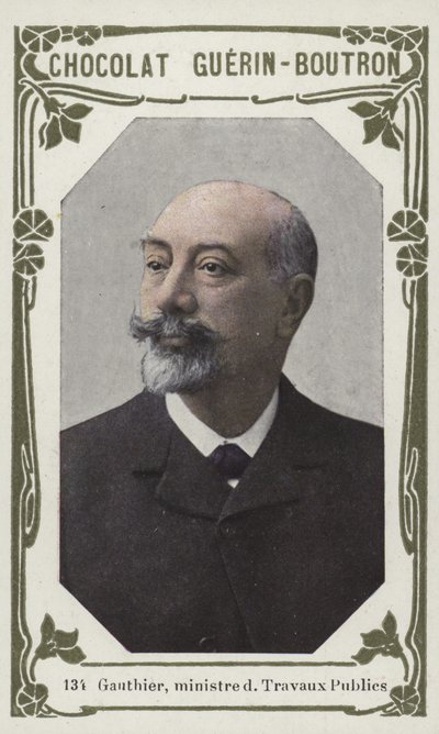 Gauthier, közmunkaügyi miniszter (színes fotó) alkotó: French School