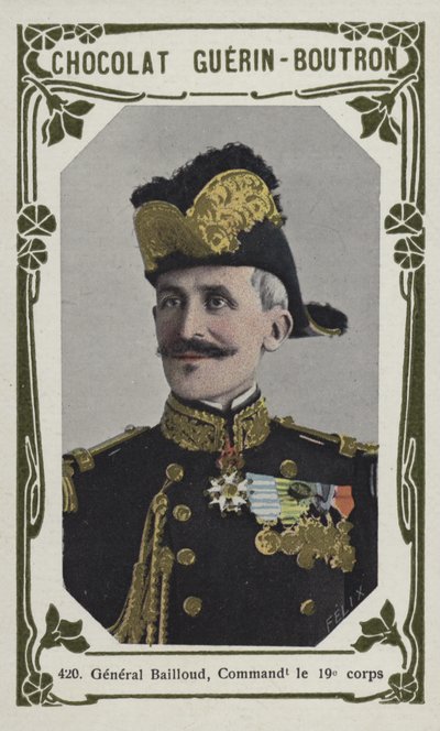 Bailloud tábornok, a 19. hadtest parancsnoka (színes fotó) alkotó: French School