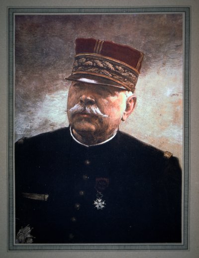 Joseph Joffre tábornok (színes litó) alkotó: French School