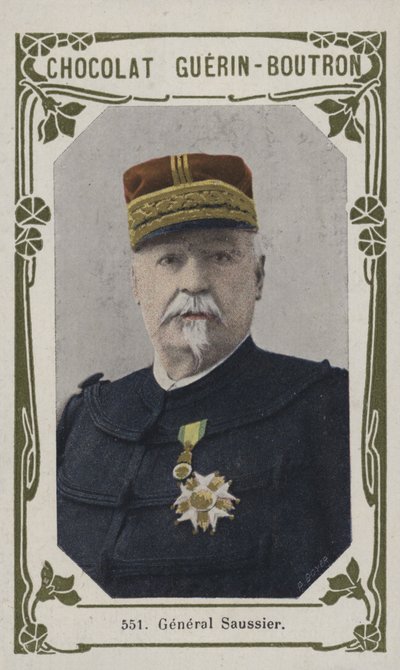 Saussier tábornok (színes fotó) alkotó: French School