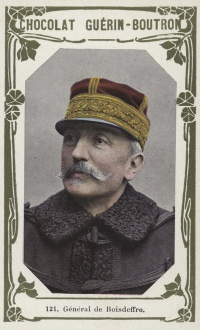 De Boisdeffre tábornok (színes fotó) alkotó: French School
