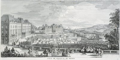 A Chateau de Meudon általános képe alkotó: French School