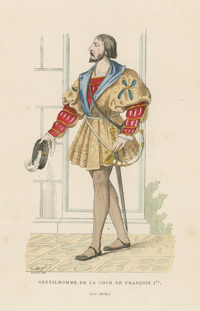 A francia I. Ferenc udvarának úriembere alkotó: French School