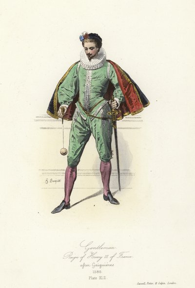 III. Henrik francia uralkodásának úriembere alkotó: French School