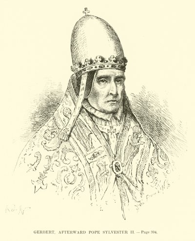Gerbert, majd Szilveszter pápa II alkotó: French School