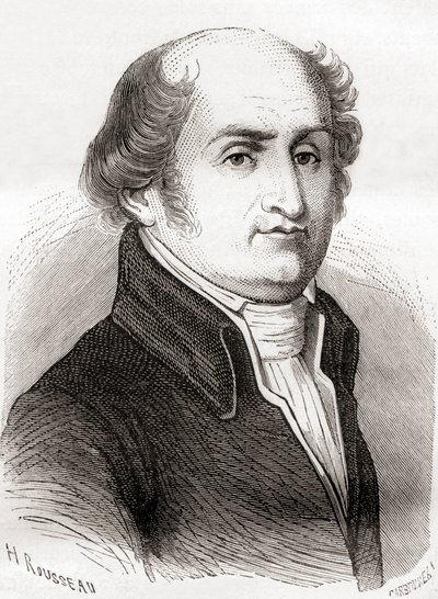 Gilbert Romme, a Les Merveilles de la Science című, 1870 körül megjelent kötetből (metszet). alkotó: French School