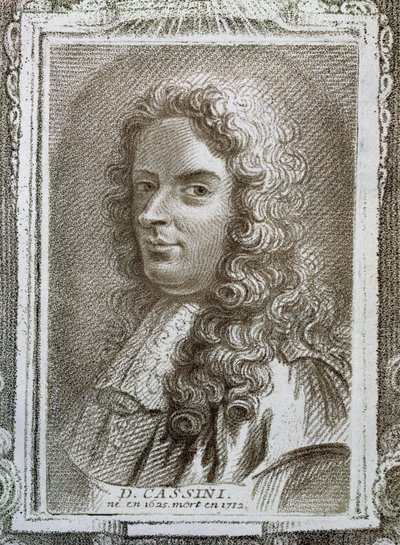 Giovanni Domenico Cassini (1625-1712), Alexandre Saverien (1720-1805) illusztrációja a Histoire des Mathematiciensből, 1766-ban Párizsban jelent meg alkotó: French School