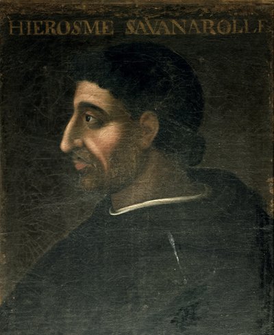 Girolamo Savonarola (1452-98) alkotó: French School