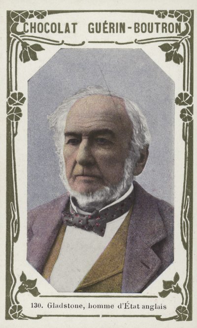 Gladstone, angol államférfi (színes fotó) alkotó: French School