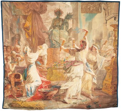 "Nyár" vagy "Ceres ünnepei" néven ismert gobelin kárpit alkotó: French School