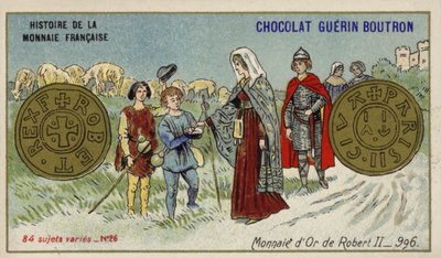 II. Róbert aranyérméi, 996 (chromolitho) alkotó: French School