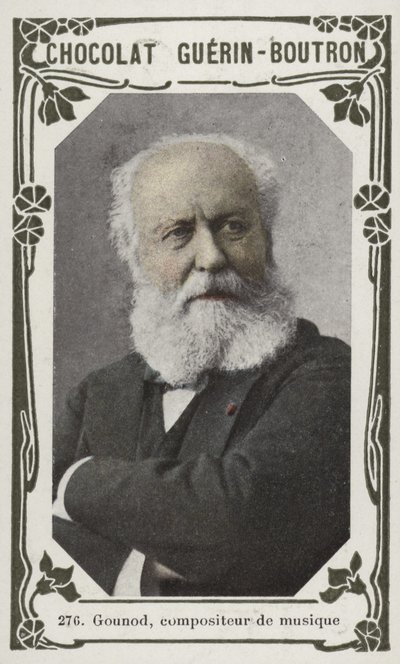 Gounod zeneszerző (színes fotó) alkotó: French School