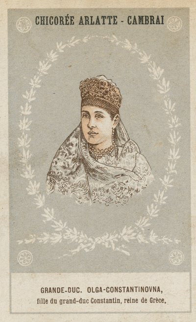 Olga-Constantinovna nagyherceg, Konstantin nagyherceg lánya, Görögország királynője alkotó: French School
