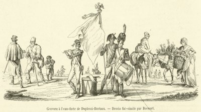 Rézkarc: Duplessi-Bertaux (metszet) alkotó: French School