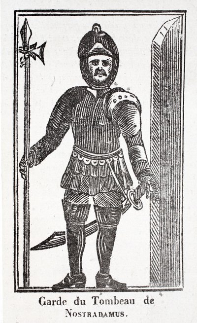 Őr Nostradamus sírjánál alkotó: French School