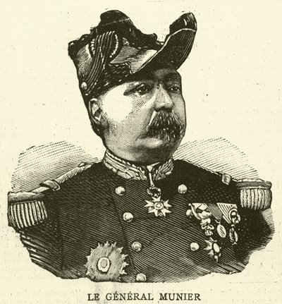 Gustave-Joseph Munier francia tábornok (metszet) alkotó: French School