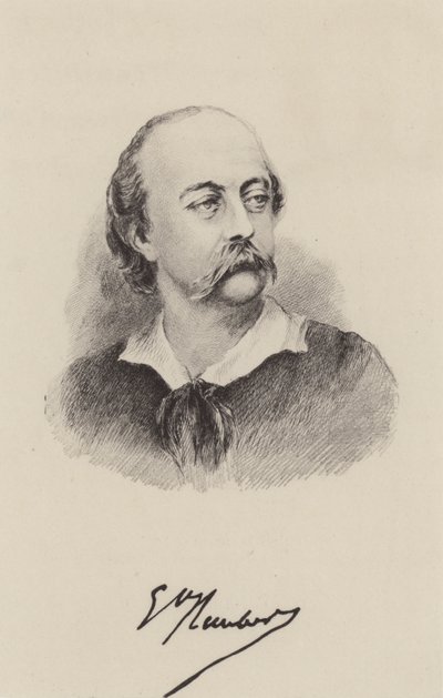 Gustave Flaubert francia regényíró (metszet) alkotó: French School
