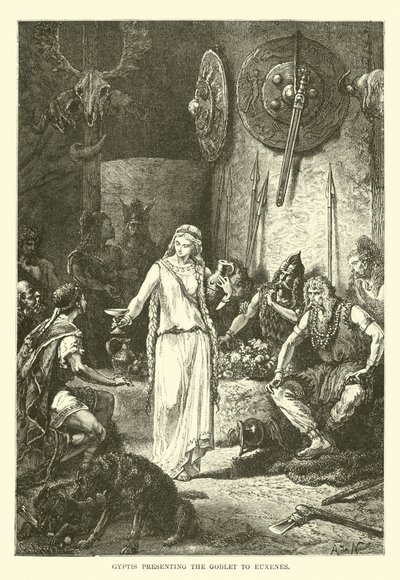 Gyptis bemutatja a serleget Euxenesnek alkotó: French School