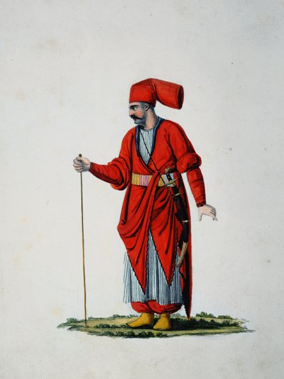 Hasseki Baltaci Valet del Sultani, valószínűleg Cousinery, oszmán korszak, 18. század harmadik negyede (wc papíron) alkotó: French School