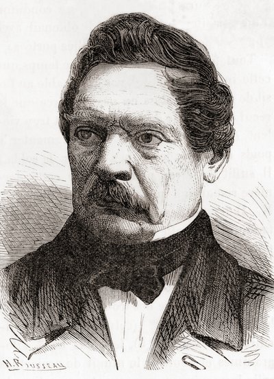 Henri-Gustave Delvigne, A tudomány csodáiból, megjelent 1870 körül (metszet) alkotó: French School