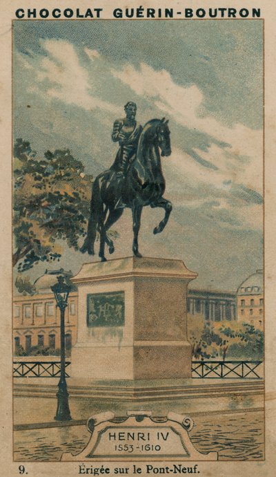 IV. Henrik, 1553-1610, a Pont-Neuf-on emelték alkotó: French School