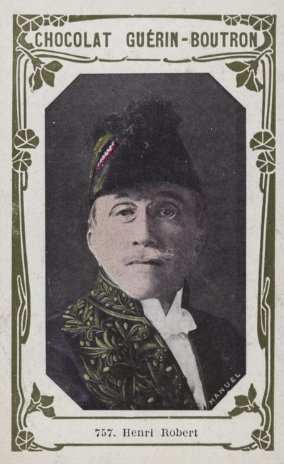 Henri Robert (színes fotó) alkotó: French School