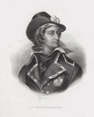 Henri de la Rochejaquelein, a Vendee-lázadás francia királypárti tábornoka alkotó: French School