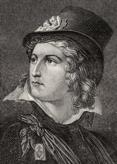Henri du Vergier, Comte de la Rochejaquelin, Louis Blanc (1811-82) "Histoire de la Revolution Francaise" című művéből alkotó: French School