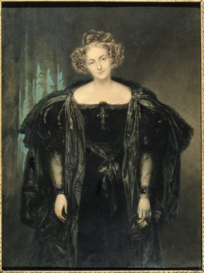 Henriette Sonntag (1803-54) Donna Anna szerepében Mozart Don Giovanni című operájából alkotó: French School