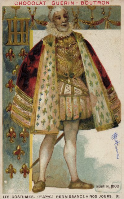 IV. Henrik francia, 1600 alkotó: French School