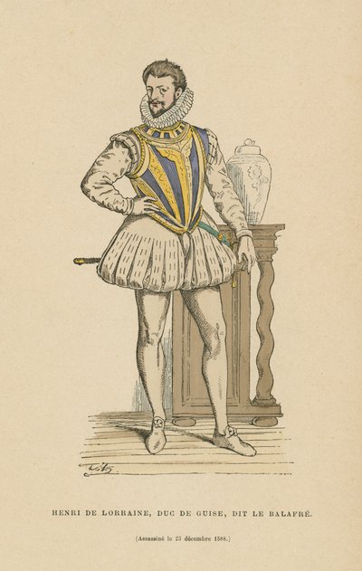 I. Henrik, Guise hercege alkotó: French School