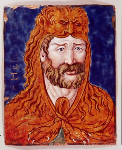 Hercules (zománc) alkotó: French School