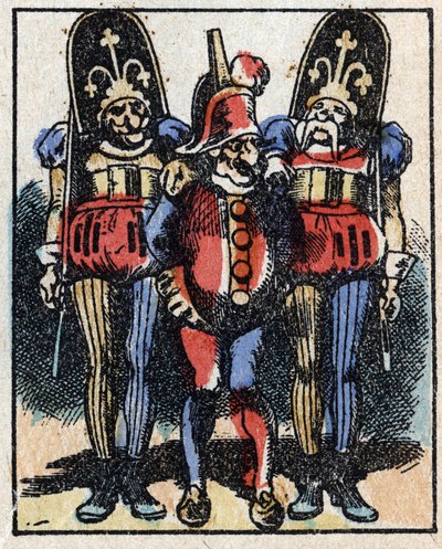 Dr. Pulcinella (Polichinelle) története. Imaging Pellerin fametszete - Epinal, sd. 19. század vége. alkotó: French School