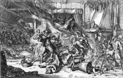 A franciák által okozott borzalmak Hollandiában, 1673 alkotó: French School