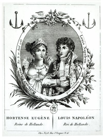 Hortense de Beauharnais (1783-1837) és Louis-Napoleon Bonaparte (1778-1846) alkotó: French School