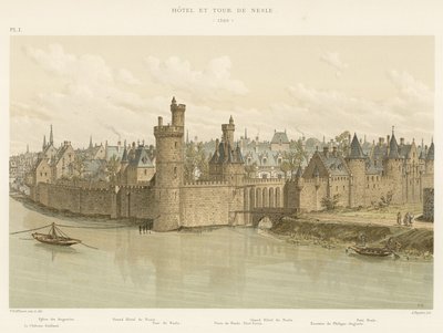 Nesle szálloda és torony, 1380 alkotó: French School