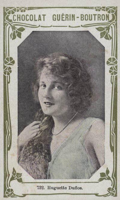 Huguette Duflos (színes fotó) alkotó: French School