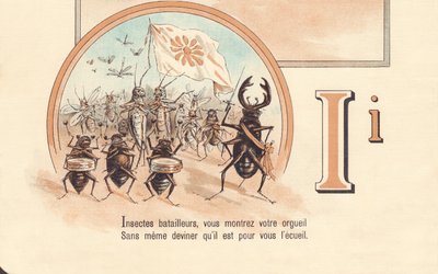 I: Rovarok battailleurs, megmutatod a büszkeséged anélkül, hogy kitalálnád, hogy ez neked szól. alkotó: French School