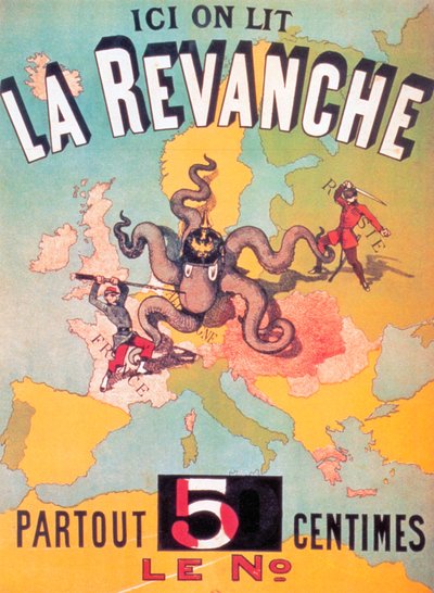 Itt mindenhol a La Revanche 5 centiméteres számot olvashatjuk, 1886-ot alkotó: French School