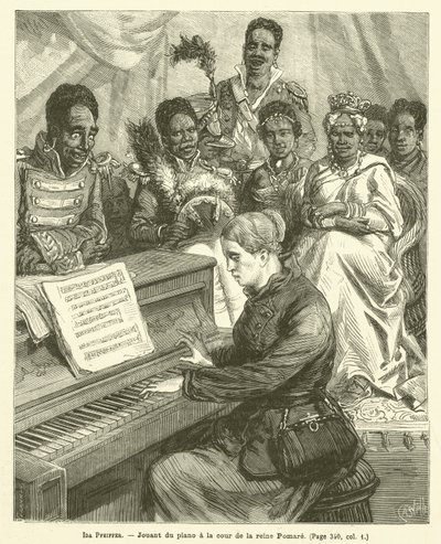 Ida Pfeiffer (metszet) alkotó: French School
