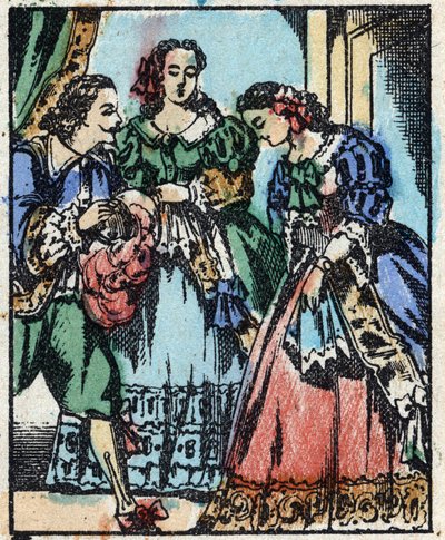 Illusztráció a „Kékszakállú” szóhoz alkotó: French School