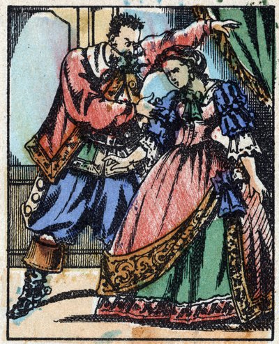 Illusztráció a „Kékszakállú” szóhoz alkotó: French School