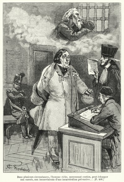 Illusztráció Le Juif Erranthez (metszet) alkotó: French School