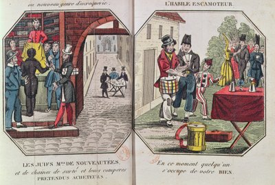 Illusztráció: Eugene Francois Vidocq: Le Paravoleur vagy A gondos dirigálás művészete bármely országban, különösen Párizsban, 1830 alkotó: French School