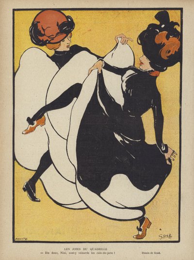 Illusztráció a Le Rire-hez (színes litó) alkotó: French School