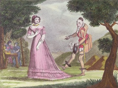 Illusztráció: Riquet a la Houppe, Charles Perrault (1628-1703) mese, c. 1820-30 alkotó: French School