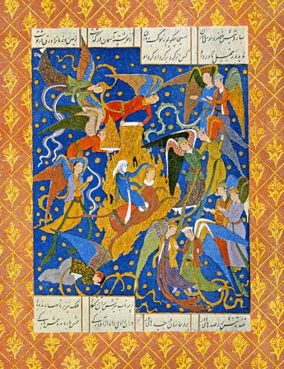 Illusztráció: Az arab éjszakák, 1895 (színes metszet) alkotó: French School