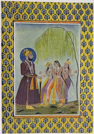 Illusztráció: Az arab éjszakák, 1895 (színes metszet) alkotó: French School