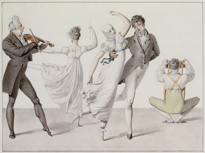 Illusztráció a "Le Bon Genre"-ből, 1810 körül alkotó: French School